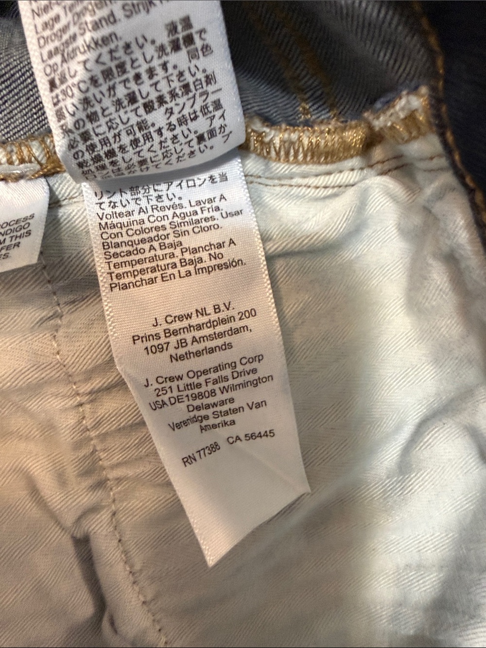 J. Crew '03 Bootcut Jean Womens Blue Classic Timeless Polished Modern 35 - Picture 8 of 9